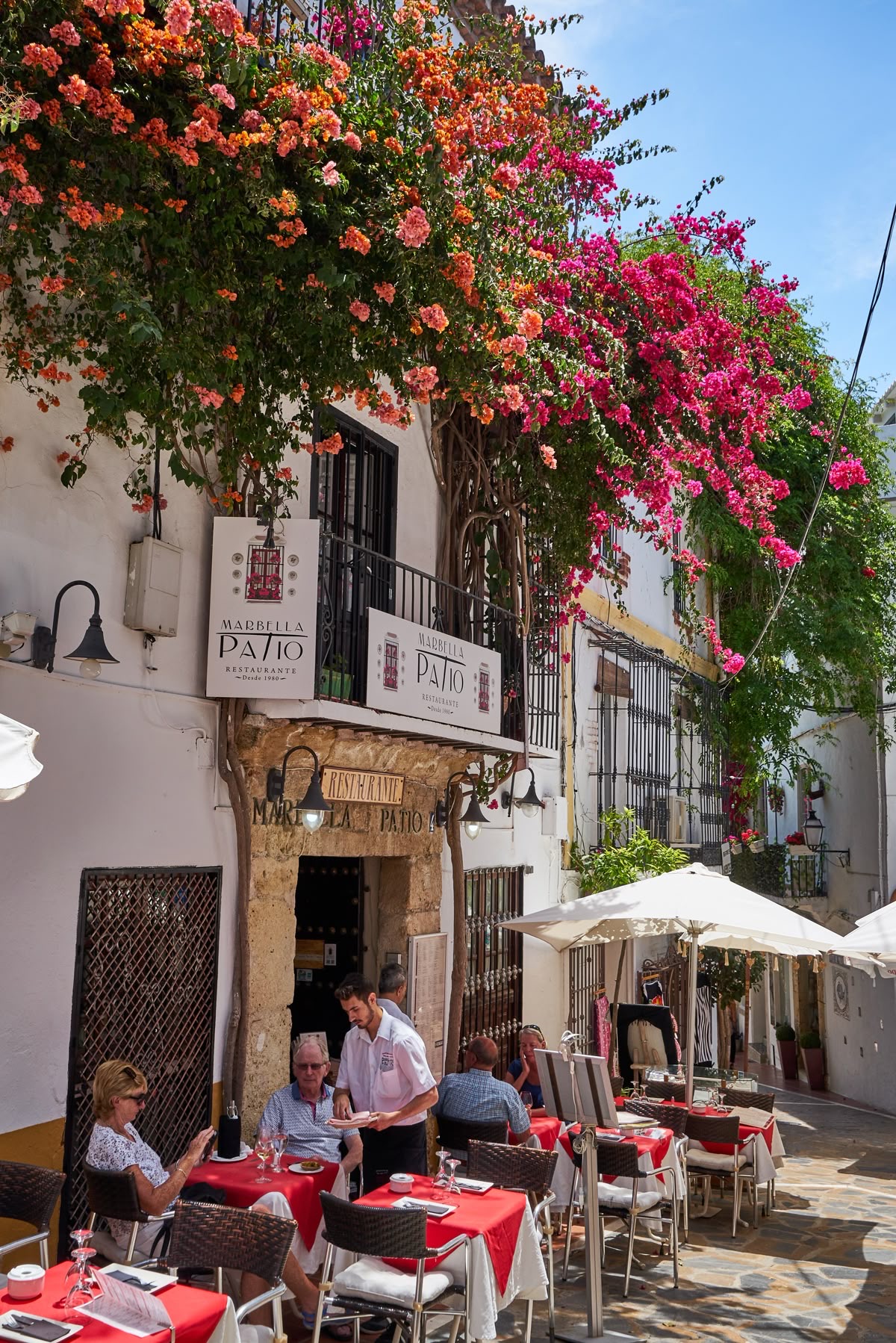 Bougainvillea in Marbella Old Town
